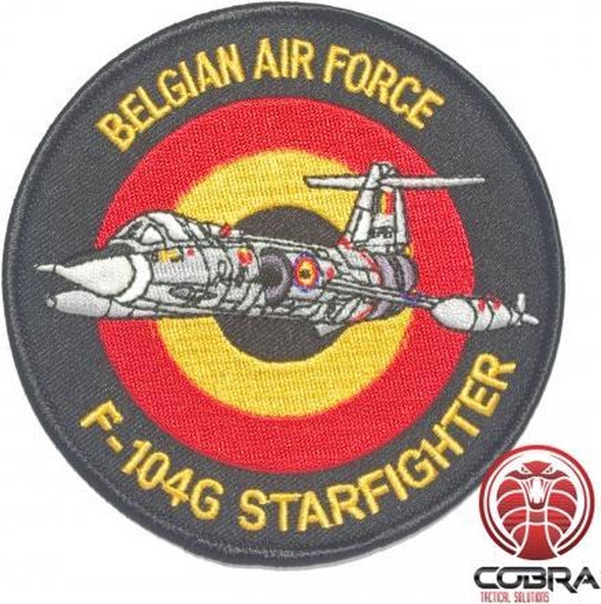 Belgian Air Force F-104G Starfighter aviation geborduurde patch | Strijkpatches | Military Airsoft